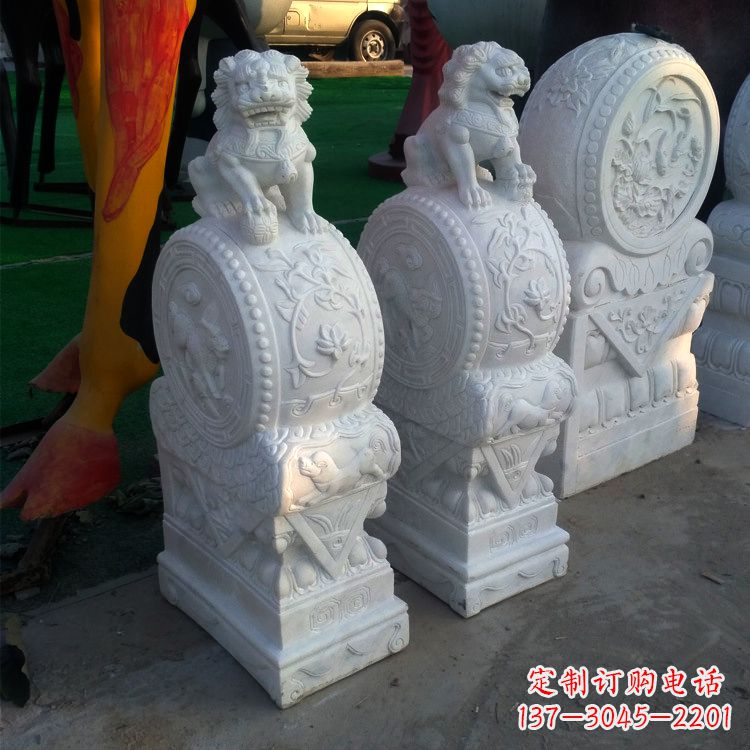 开封仿古门墩石雕塑