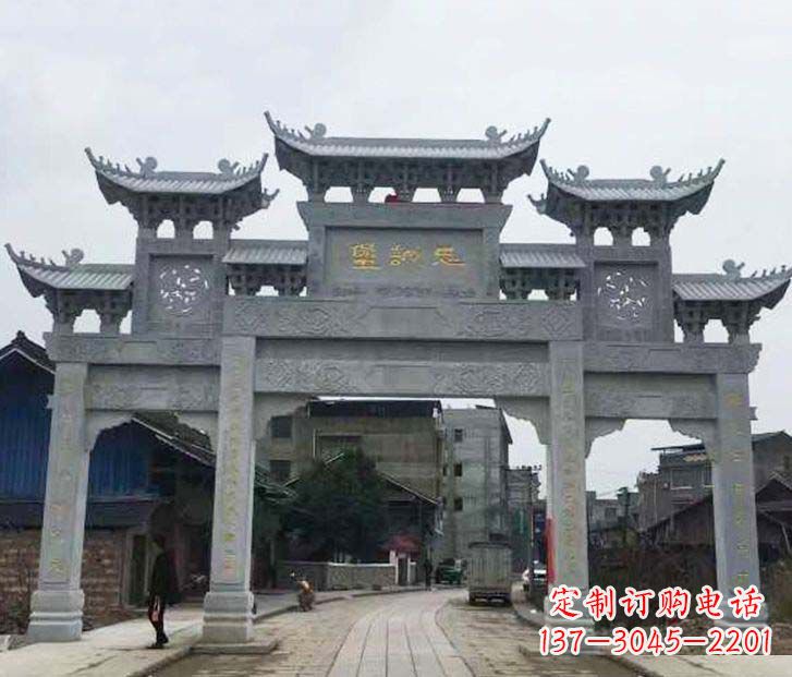 开封精美牌坊石雕