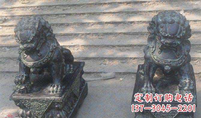 开封仿古狮子铜雕
