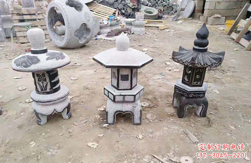 开封传统仿古石灯雕塑
