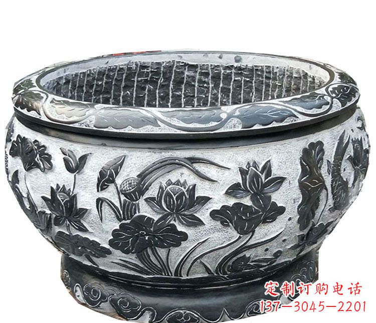 开封传承古典,精致仿古庭院花盆雕塑