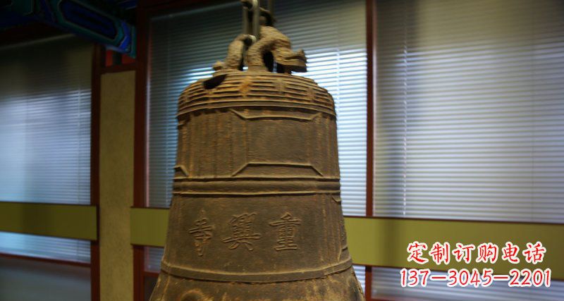 开封仿古铜钟寺庙铜雕
