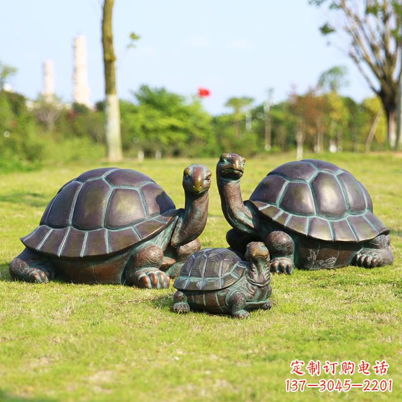 开封仿铜做工精美的乌龟雕塑摆件