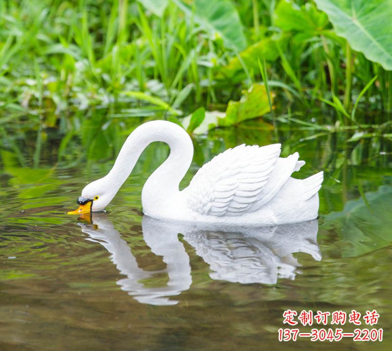 开封欧式天鹅石膏雕塑