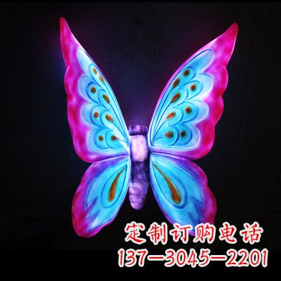 开封完美粉色蝴蝶雕塑