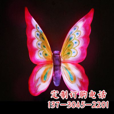 开封定制发光蝴蝶雕塑
