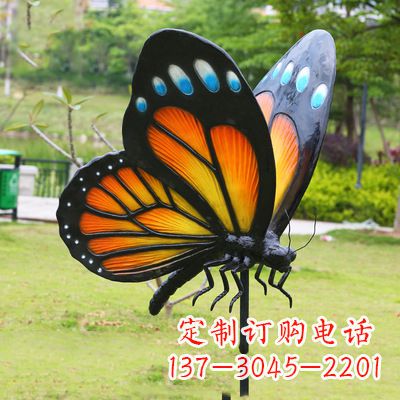 开封黄色蝴蝶雕塑
