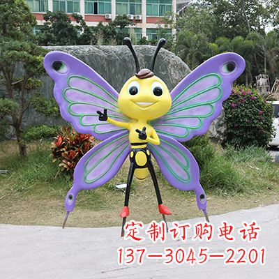 开封仿真蝴蝶雕塑,精致多彩、灵动优雅