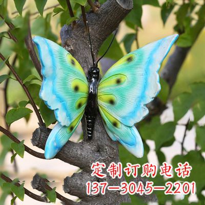 开封蓝色蝴蝶雕塑