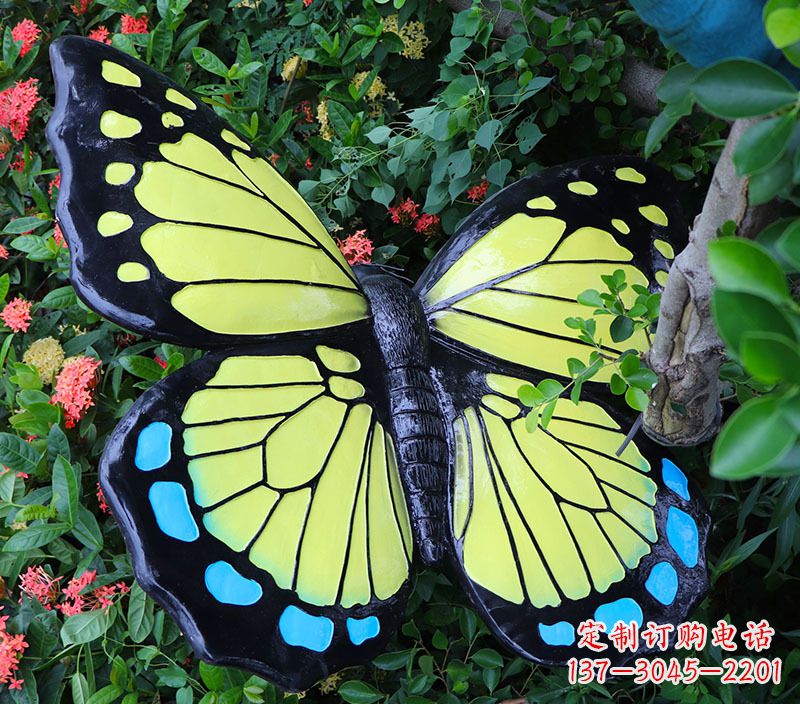 开封玻璃钢蝴蝶雕塑