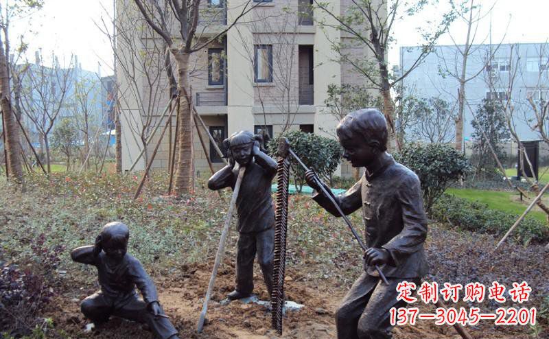 开封中领雕塑 | 为儿童景观带来美好的铜雕塑