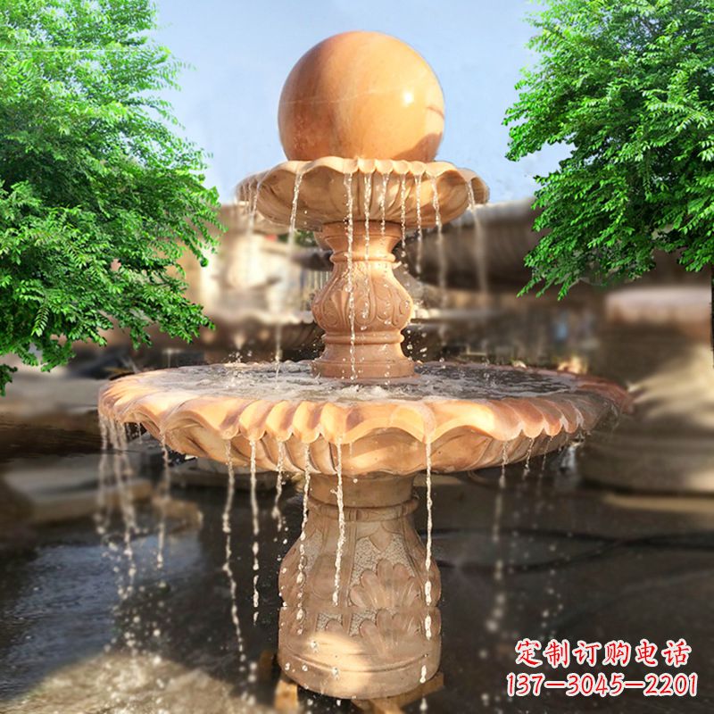 开封精致别致的风水球雕塑
