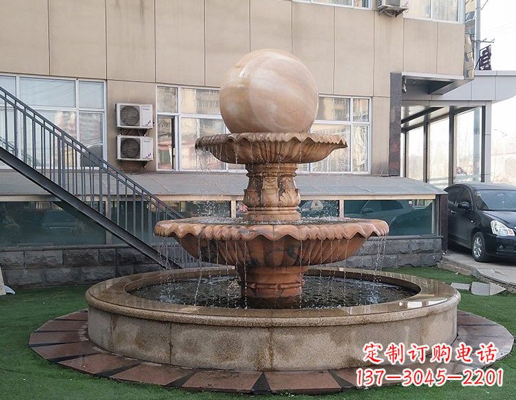 开封独特的风水球石雕