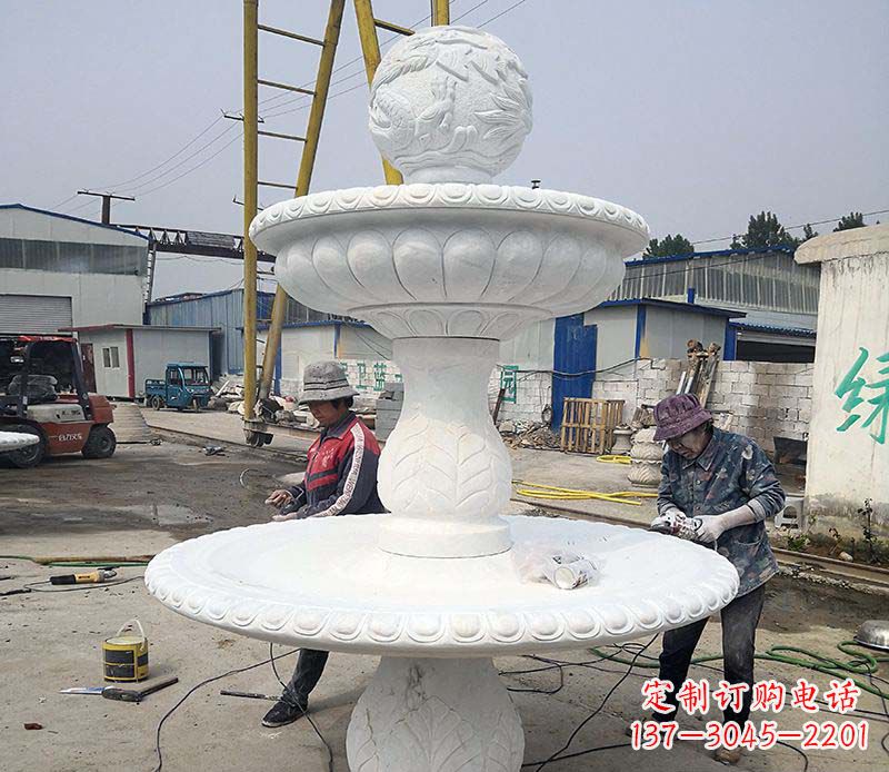 开封风水球喷泉石雕塑