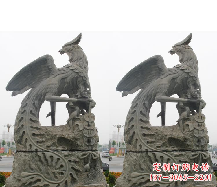 开封艺术级凤凰石雕