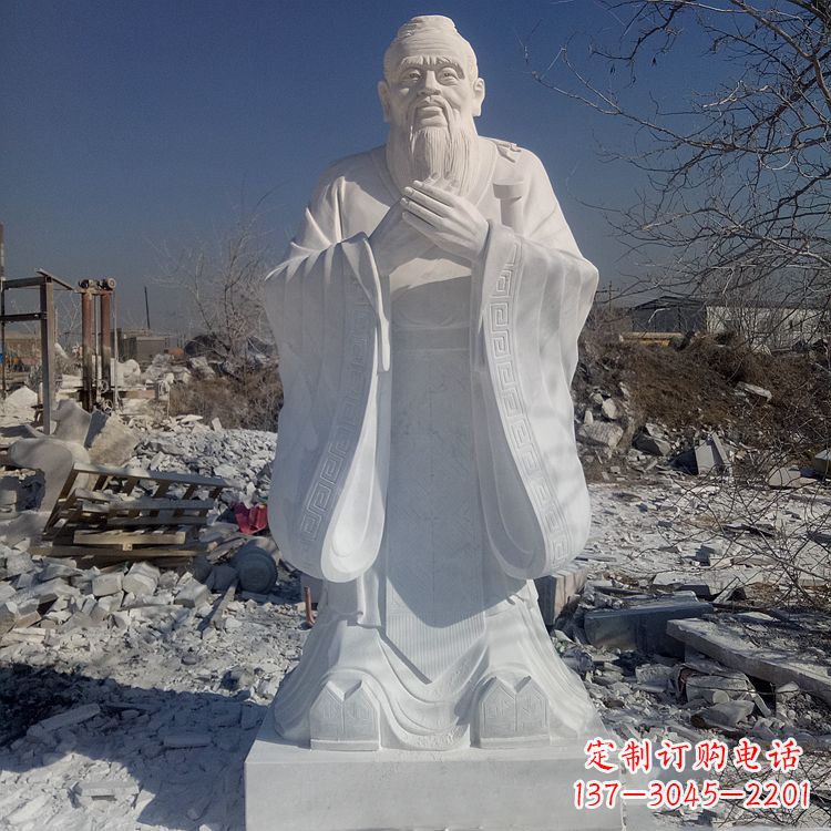 开封夫子庙孔子青铜雕像