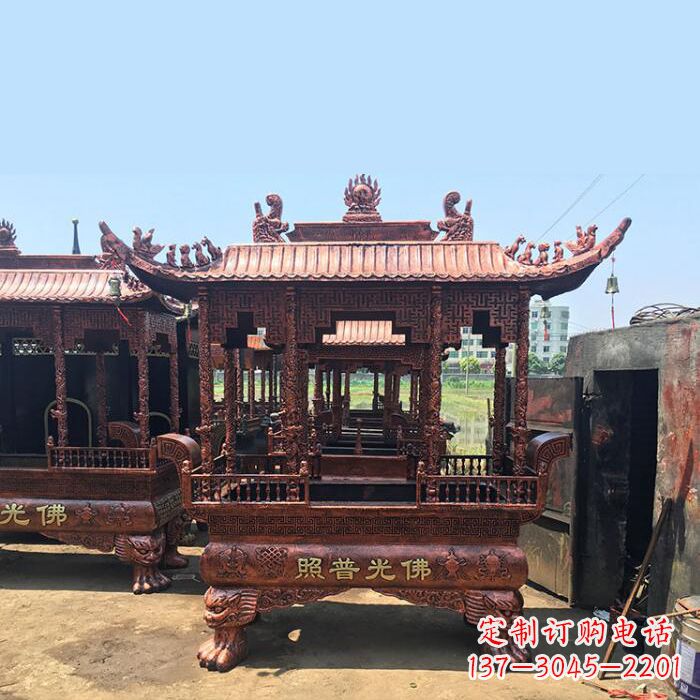 开封精美铜香炉雕塑