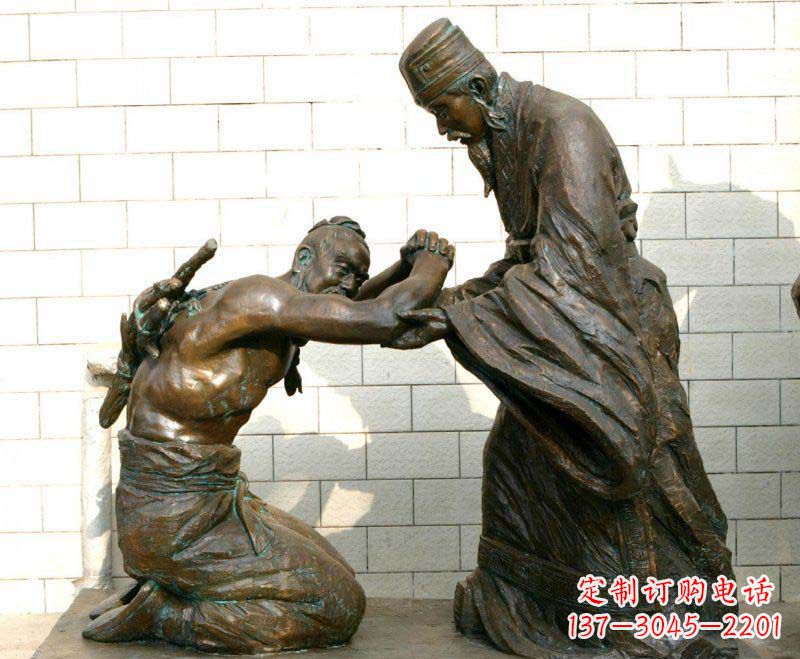 开封中领雕塑——传承古代文化的名人铜雕