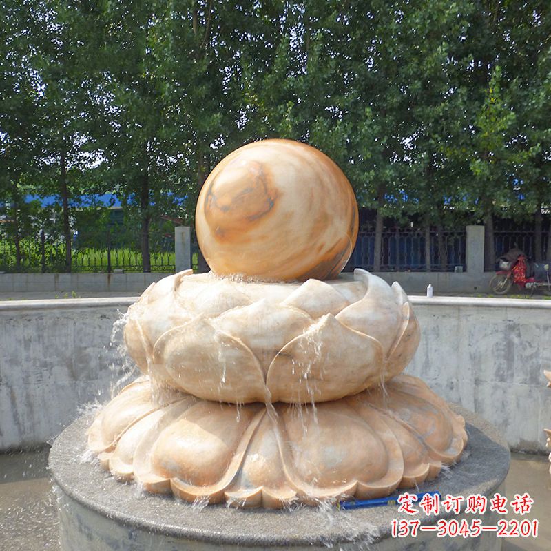 开封高档石制风水球雕塑让您的空间充满风水之力