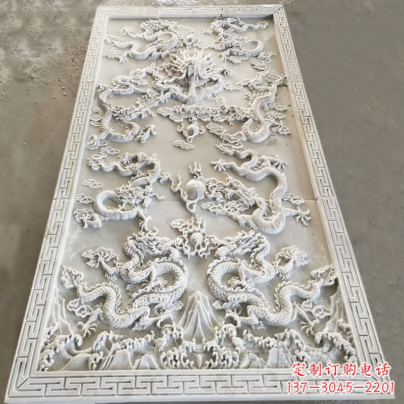 开封九龙壁装饰高浮雕雕塑