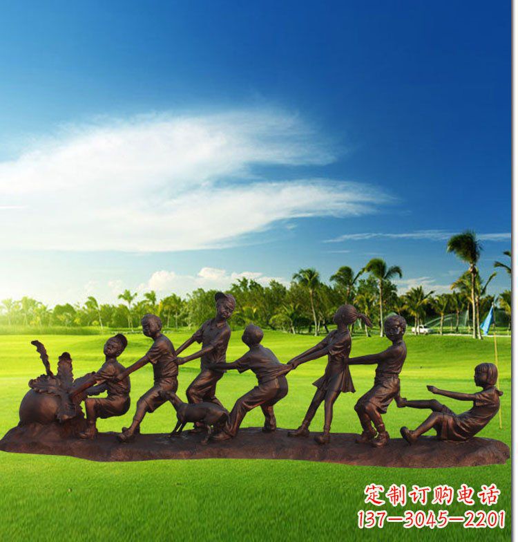 开封中领雕塑-精美仿铜萝卜雕塑