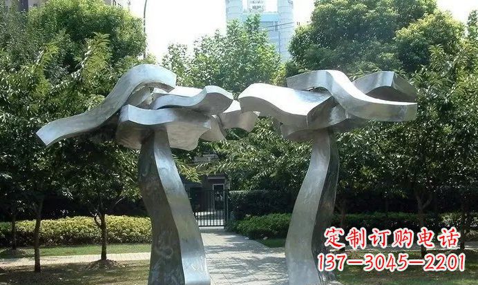 开封不锈钢拱门定制雕塑
