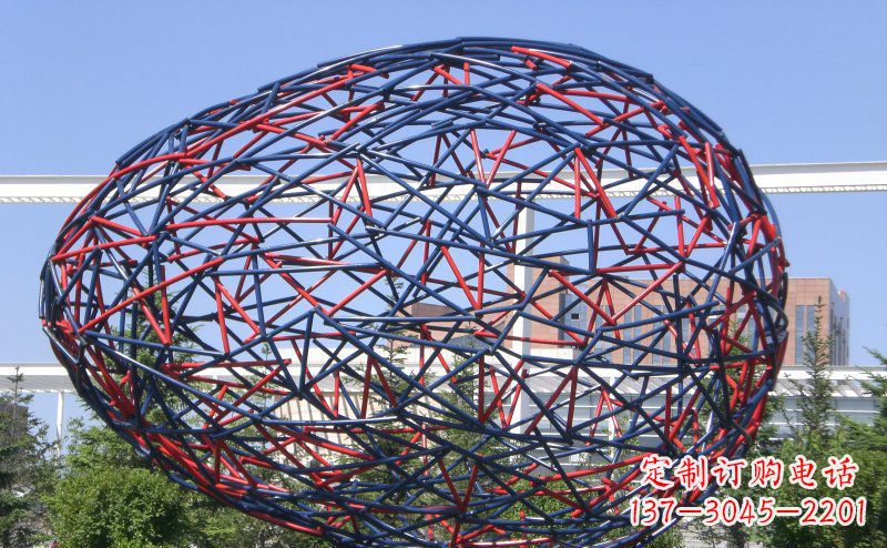 开封不锈钢抽象恐龙雕塑