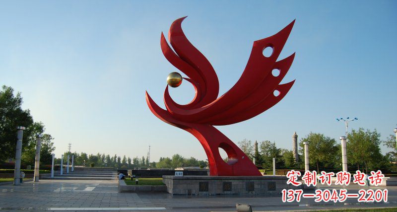 开封凤凰雕塑——浓缩的美丽传统