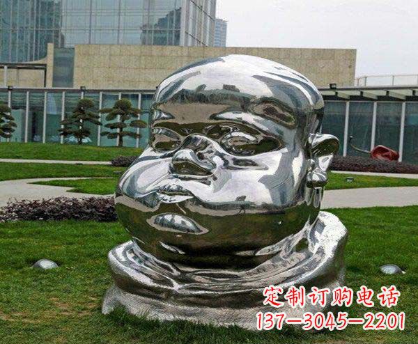 开封儿童不锈钢头像雕塑