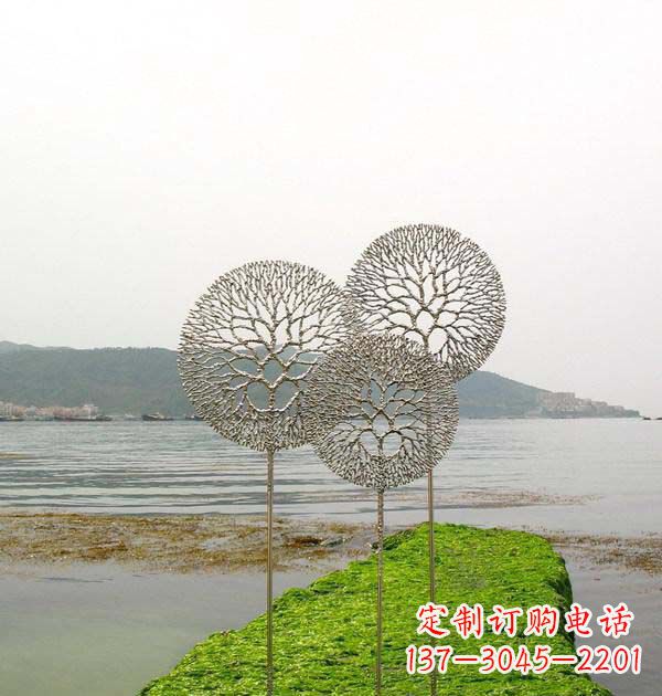 开封 迷人的不锈钢蒲公英雕塑