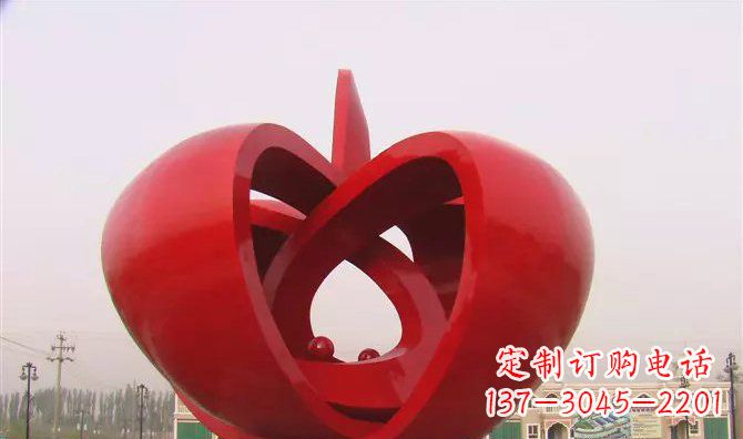 开封果实不锈钢雕塑