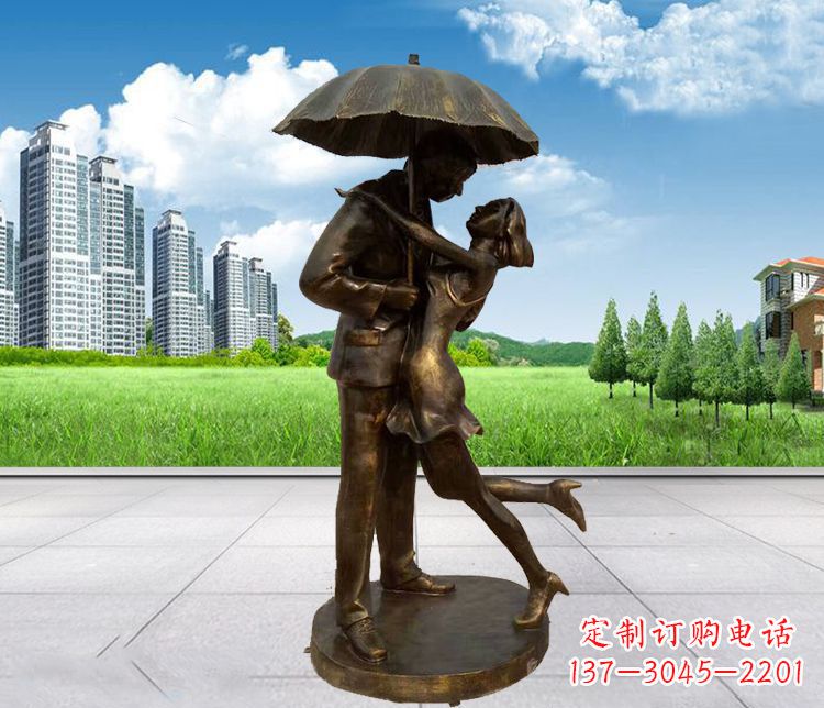 开封情侣铜雕,浪漫定制