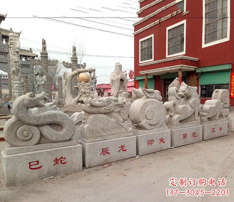 开封产品名称公园动物大理石雕塑