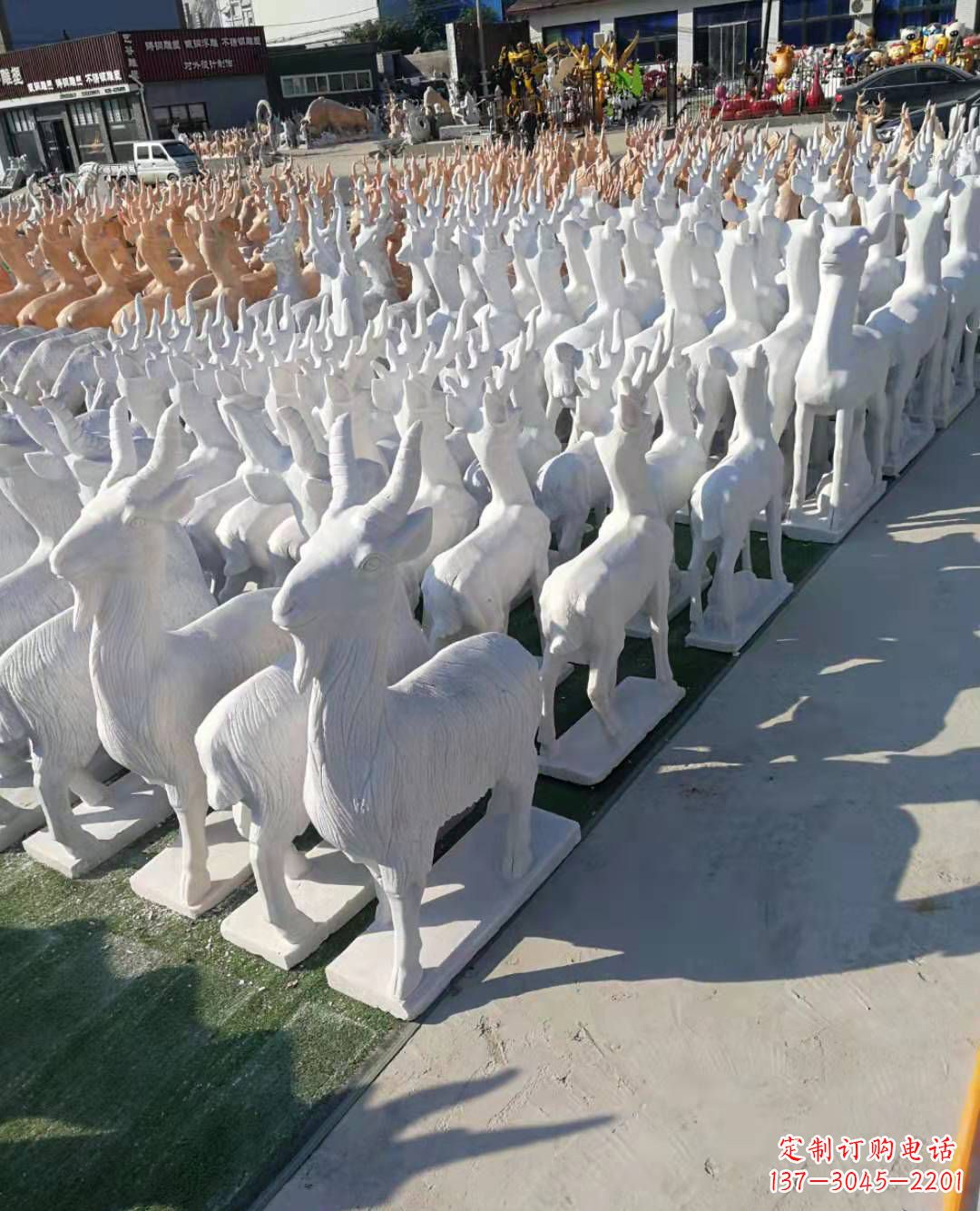 开封大理石羊雕塑