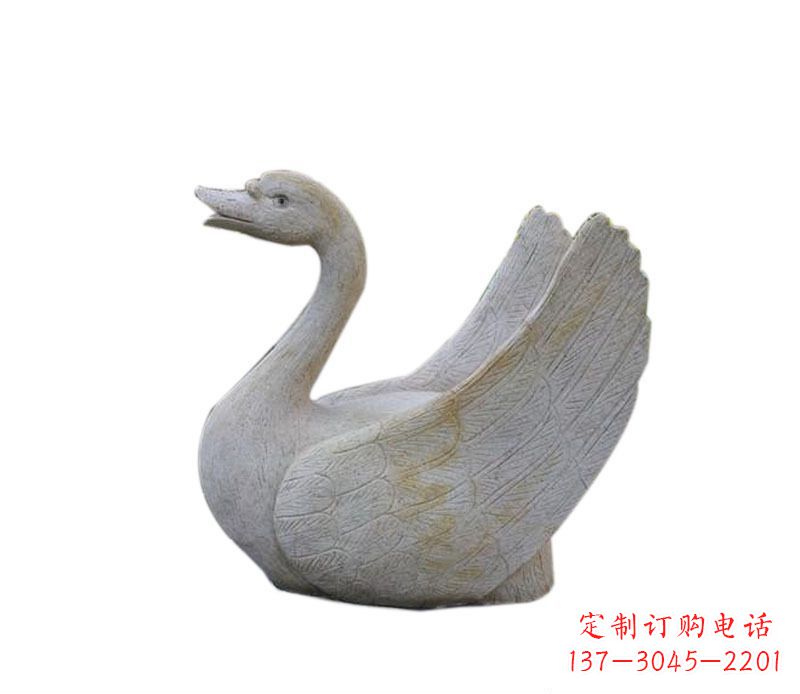 开封中领雕塑 | 天鹅石雕景观喷泉