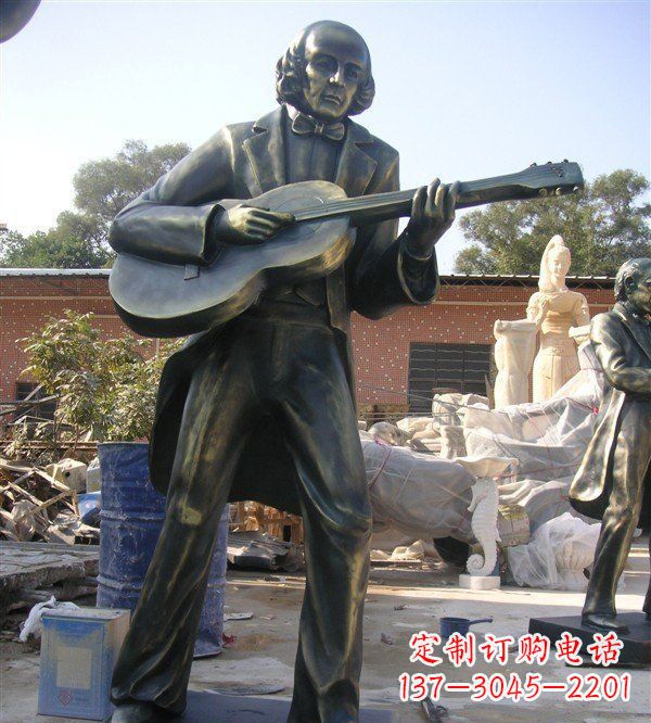 开封高端精致吉他雕塑