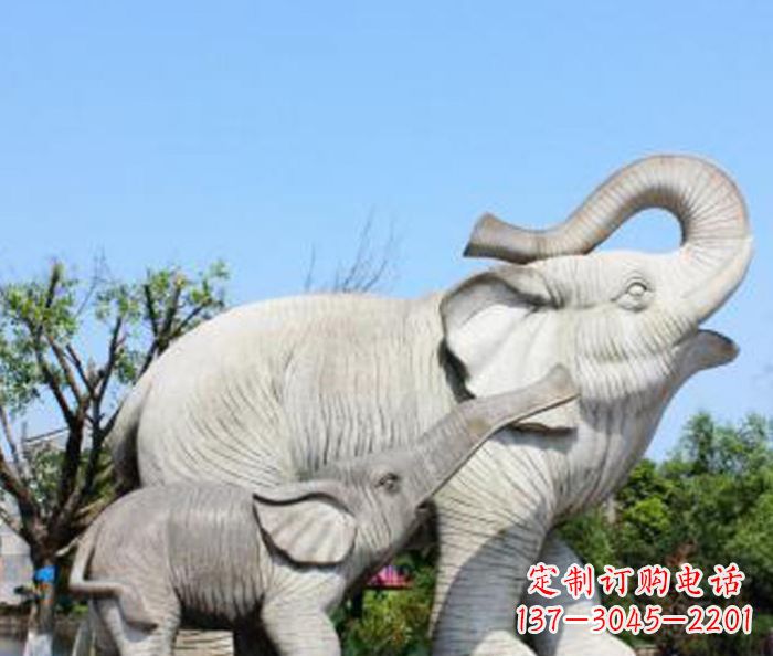 开封流动的大理石动物雕塑
