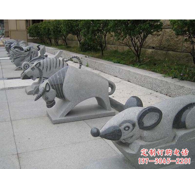 开封十二生肖动物雕塑