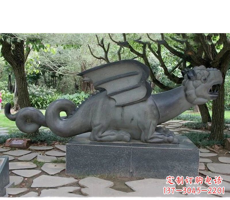 开封领雕塑 - 公园级恐龙石雕