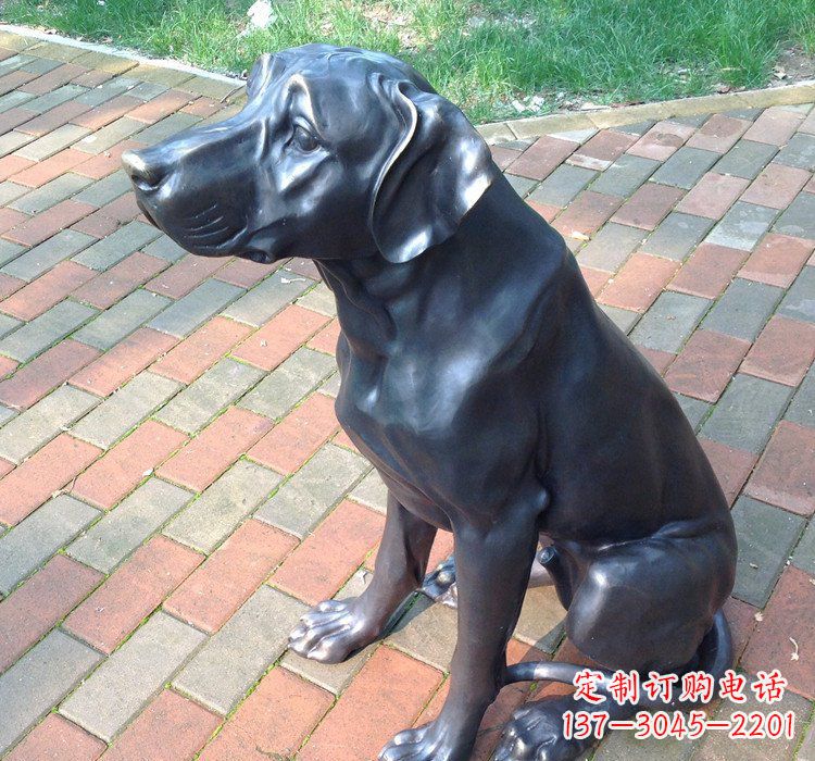开封公园动物铜雕狗