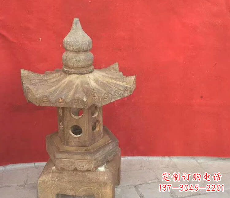 开封公园仿古石灯石雕