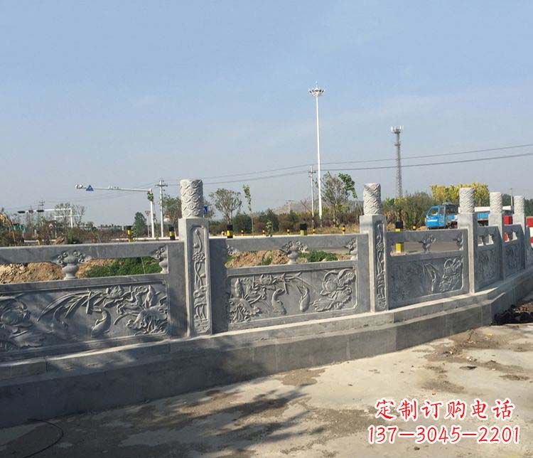 开封公园仿古石栏板景观石雕 (4)