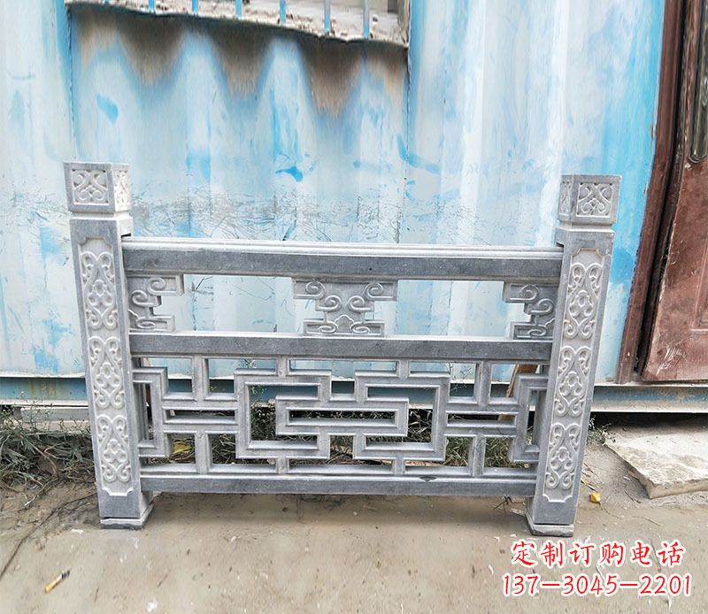 开封公园仿古石栏板景观石雕 (7)