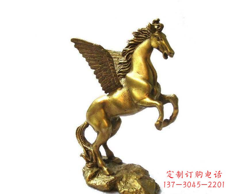 开封公园飞马动物铜雕