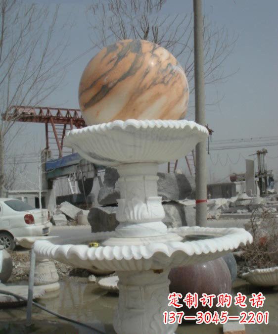 开封公园风水球石雕