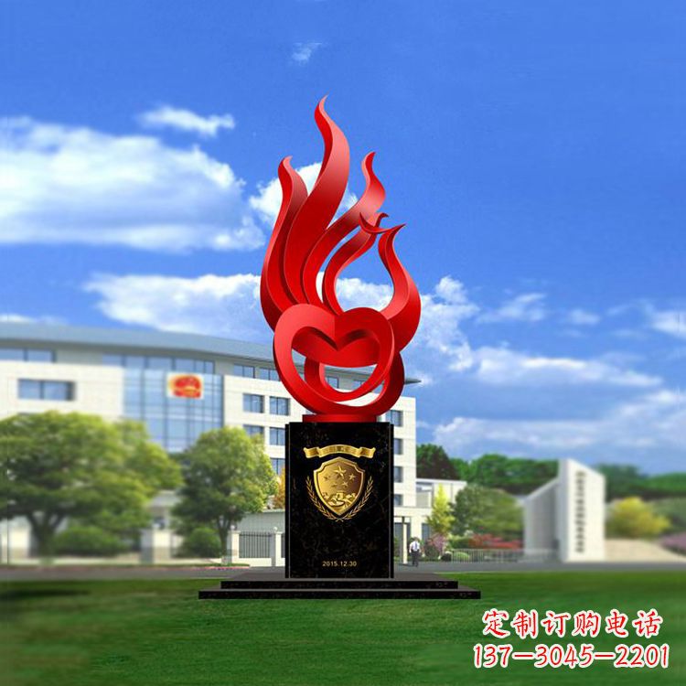开封精致凤凰不锈钢雕塑