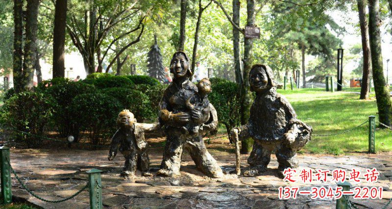 开封中领雕塑 小孩铜雕定制