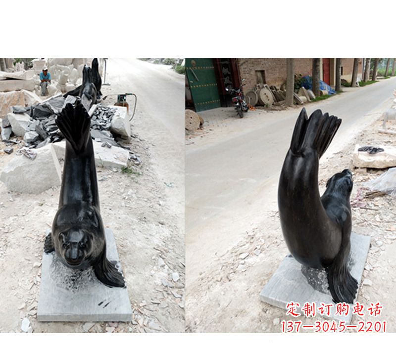 开封高级定制公园海豚雕塑