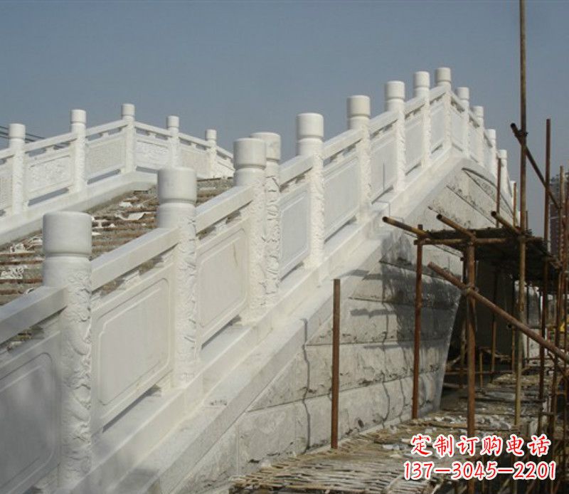 开封公园汉白玉栏板景观石雕