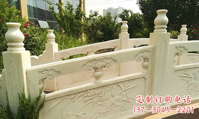 开封精美汉白玉石拱桥雕塑